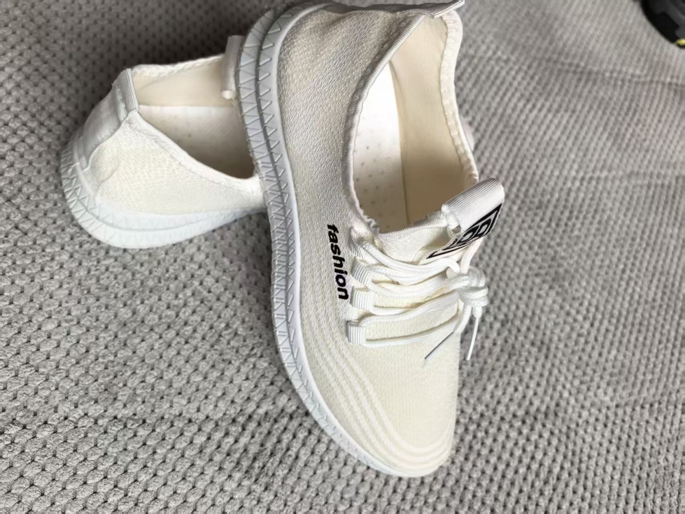 Off-White "fashion" Logo Knit Casual Shoes