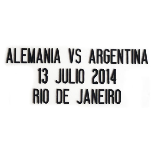 ALEMANIA VS ARGENTINA