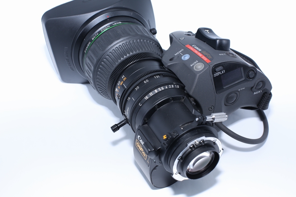 Canon J17eX7.7B4 IRSD SX12 BCTV Zoom Lens with 2x extender for Camcorder 2/3