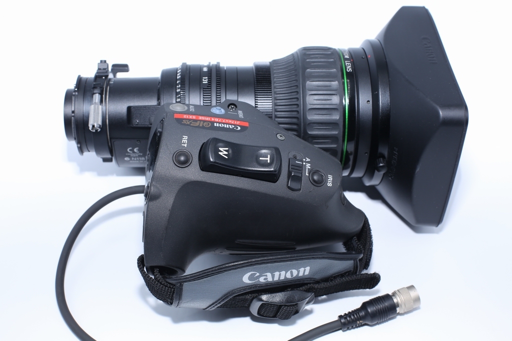 Canon J17eX7.7B4 IRSD SX12 BCTV Zoom Lens with 2x extender for Camcorder 2/3