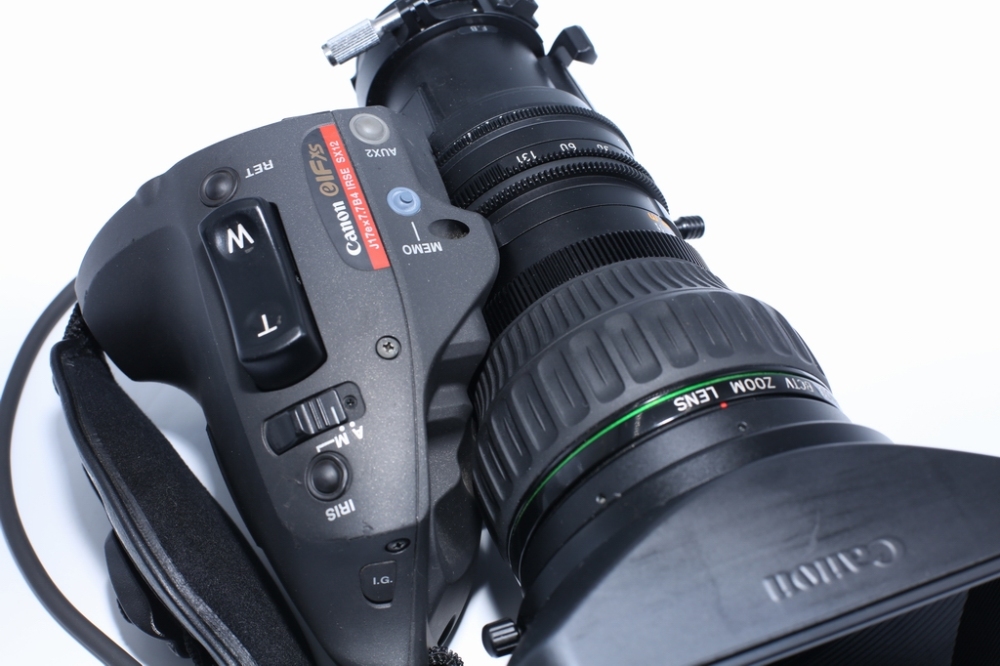 Canon J17eX7.7B4 IRSD SX12 BCTV Zoom Lens with 2x extender for Camcorder 2/3