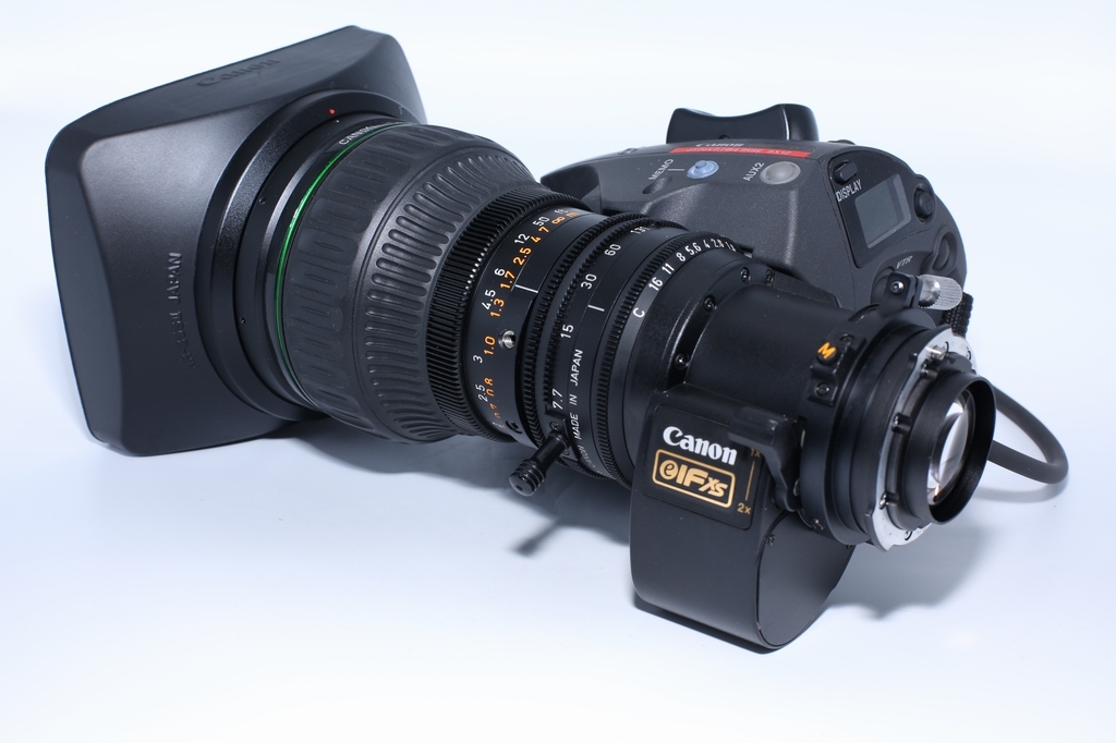 Canon J17eX7.7B4 IRSD SX12 BCTV Zoom Lens with 2x extender for Camcorder 2/3