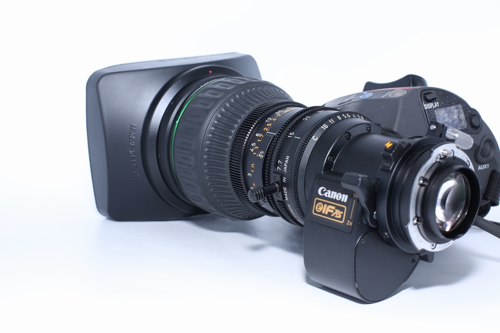 Canon J17eX7.7B4 IRSD SX12 BCTV Zoom Lens with 2x extender for Camcorder 2/3