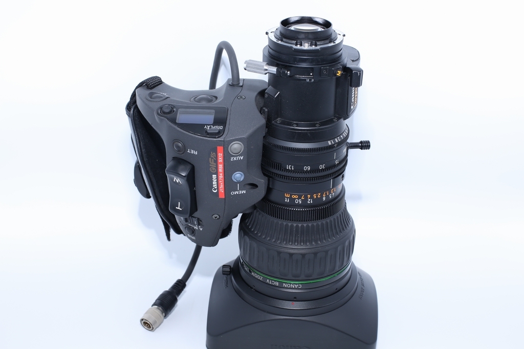 Canon J17eX7.7B4 IRSD SX12 BCTV Zoom Lens with 2x extender for Camcorder 2/3