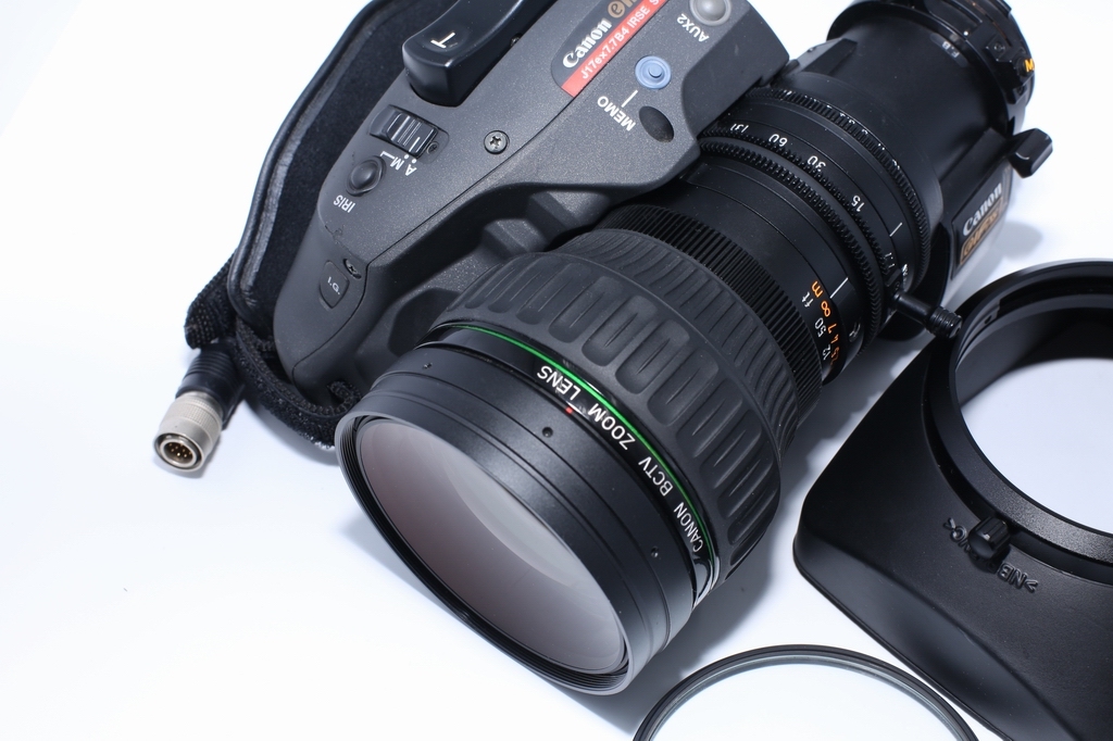 Canon J17eX7.7B4 IRSD SX12 BCTV Zoom Lens with 2x extender for Camcorder 2/3