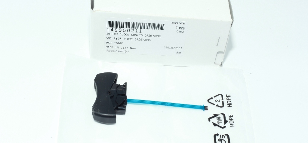 Sony PXW-Z280 Z280v SWITCH BLOCK CONTROL(PZ97300) New Genuine Sony