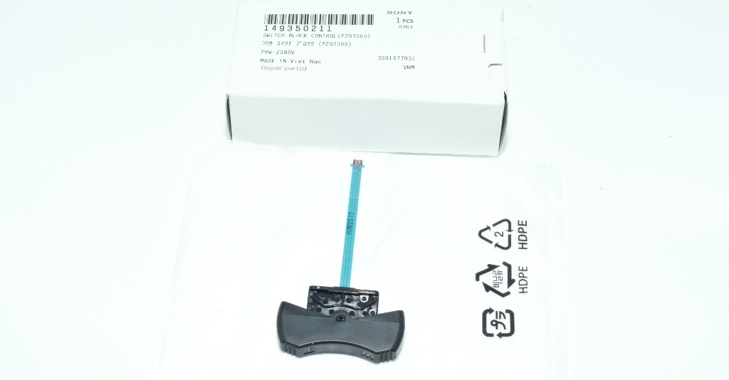 Sony PXW-Z280 Z280v SWITCH BLOCK CONTROL(PZ97300) New Genuine Sony