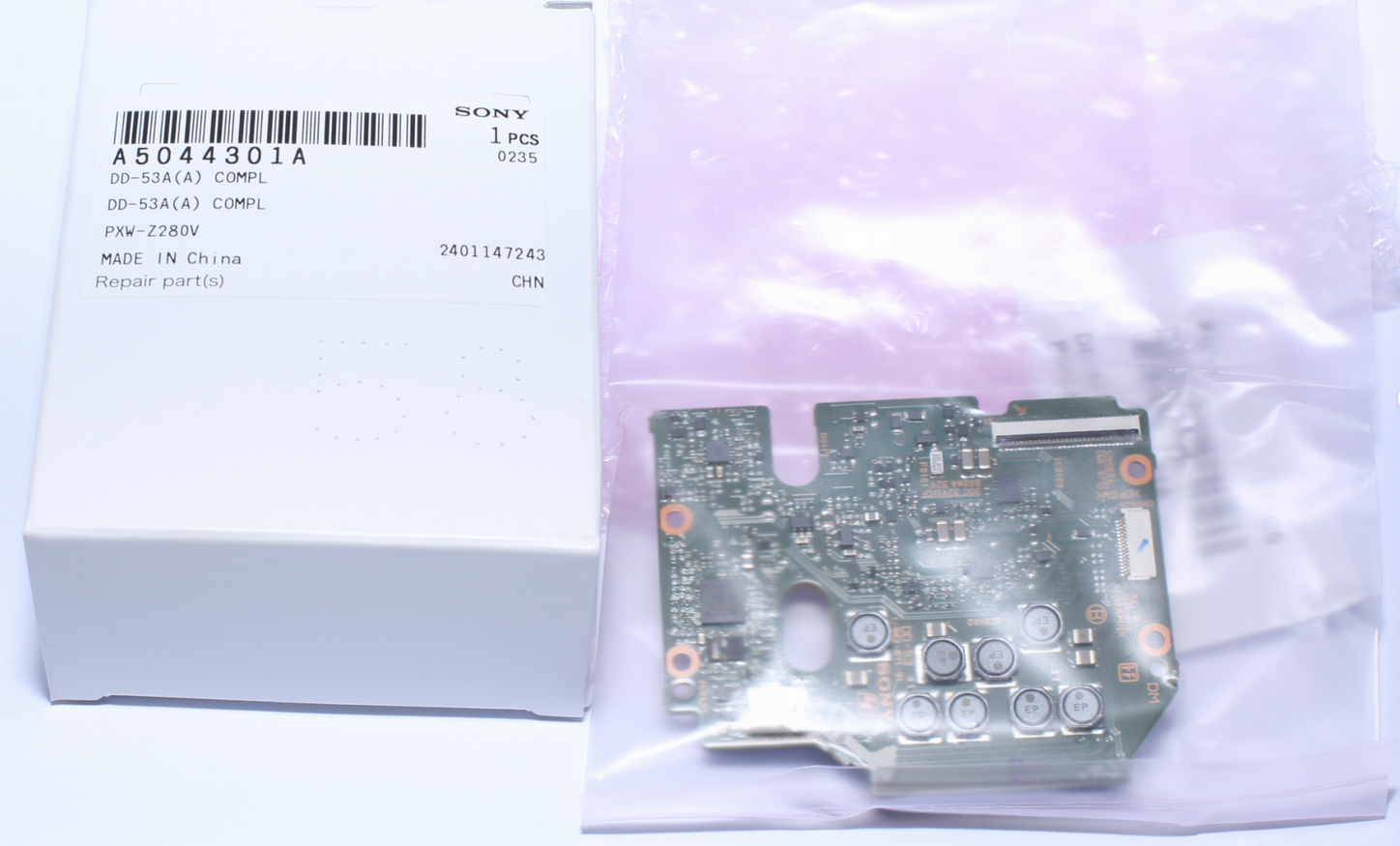 Sony PXW-Z280 Z280V DD1020 Circuit Board New Genuine Sony