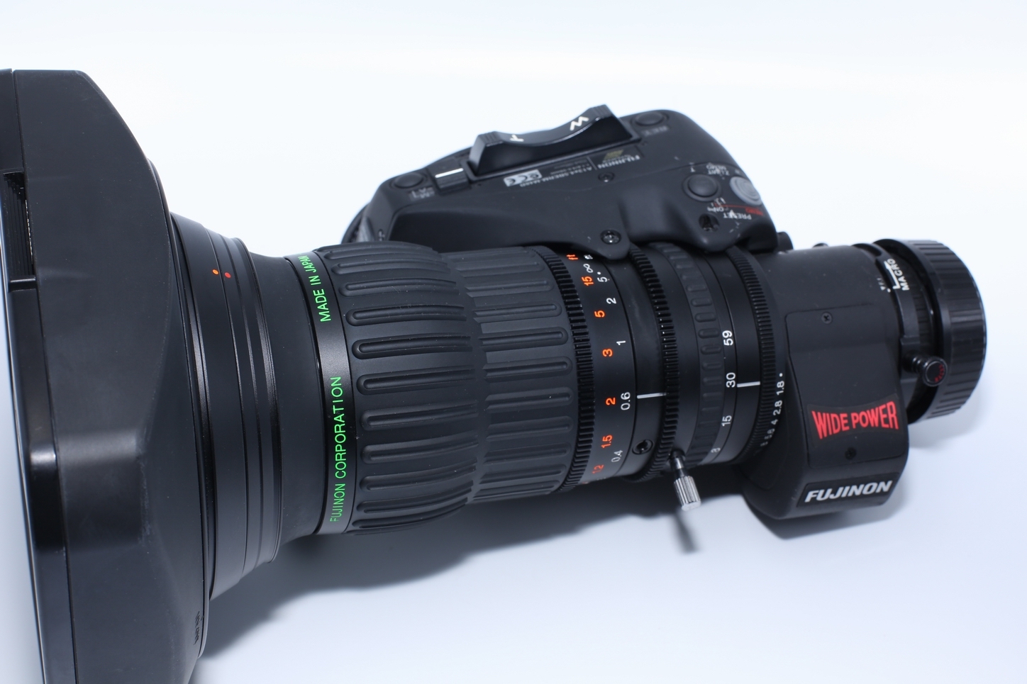 FUJINON A13X4.5BERM-M48B  Super wide angle  Broadcast lens,  B4 2/3" lens with 2x Extender