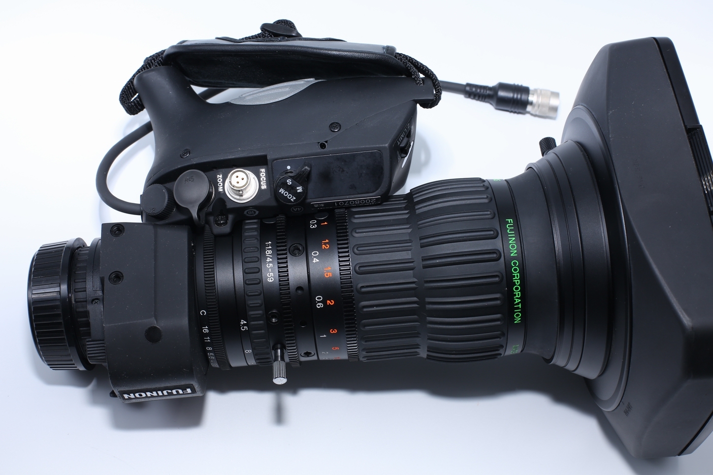 FUJINON A13X4.5BERM-M48B  Super wide angle  Broadcast lens,  B4 2/3" lens with 2x Extender
