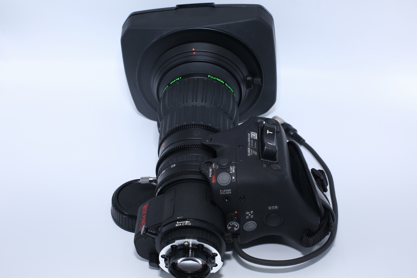 FUJINON A13X4.5BERM-M48B  Super wide angle  Broadcast lens,  B4 2/3" lens with 2x Extender