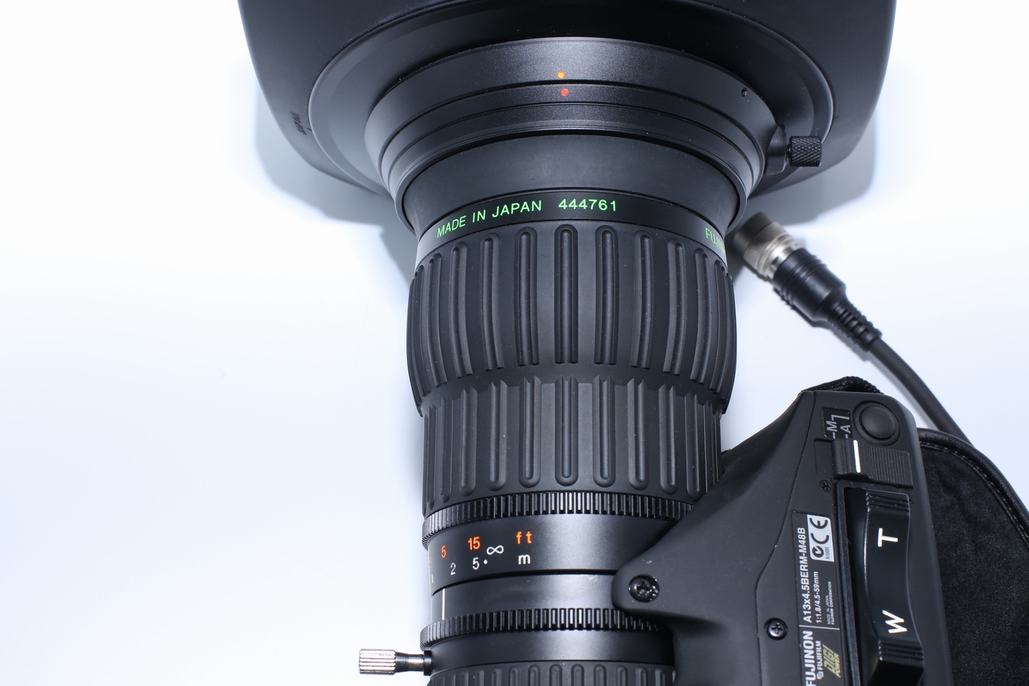 FUJINON A13X4.5BERM-M48B  Super wide angle  Broadcast lens,  B4 2/3" lens with 2x Extender
