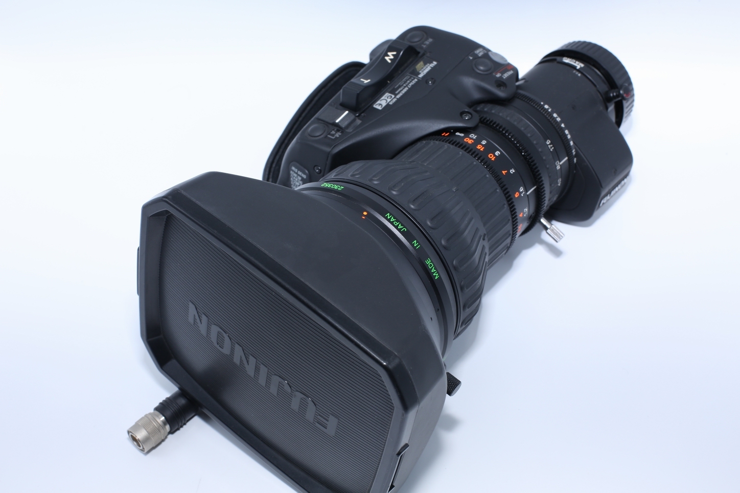Fujinon A23X7.6BERM-M58 2/3" B4, 23x Telephoto Broadcast Lens with 2x Extender