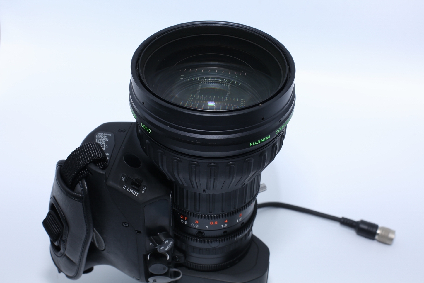 Fujinon A23X7.6BERM-M58 2/3" B4, 23x Telephoto Broadcast Lens with 2x Extender
