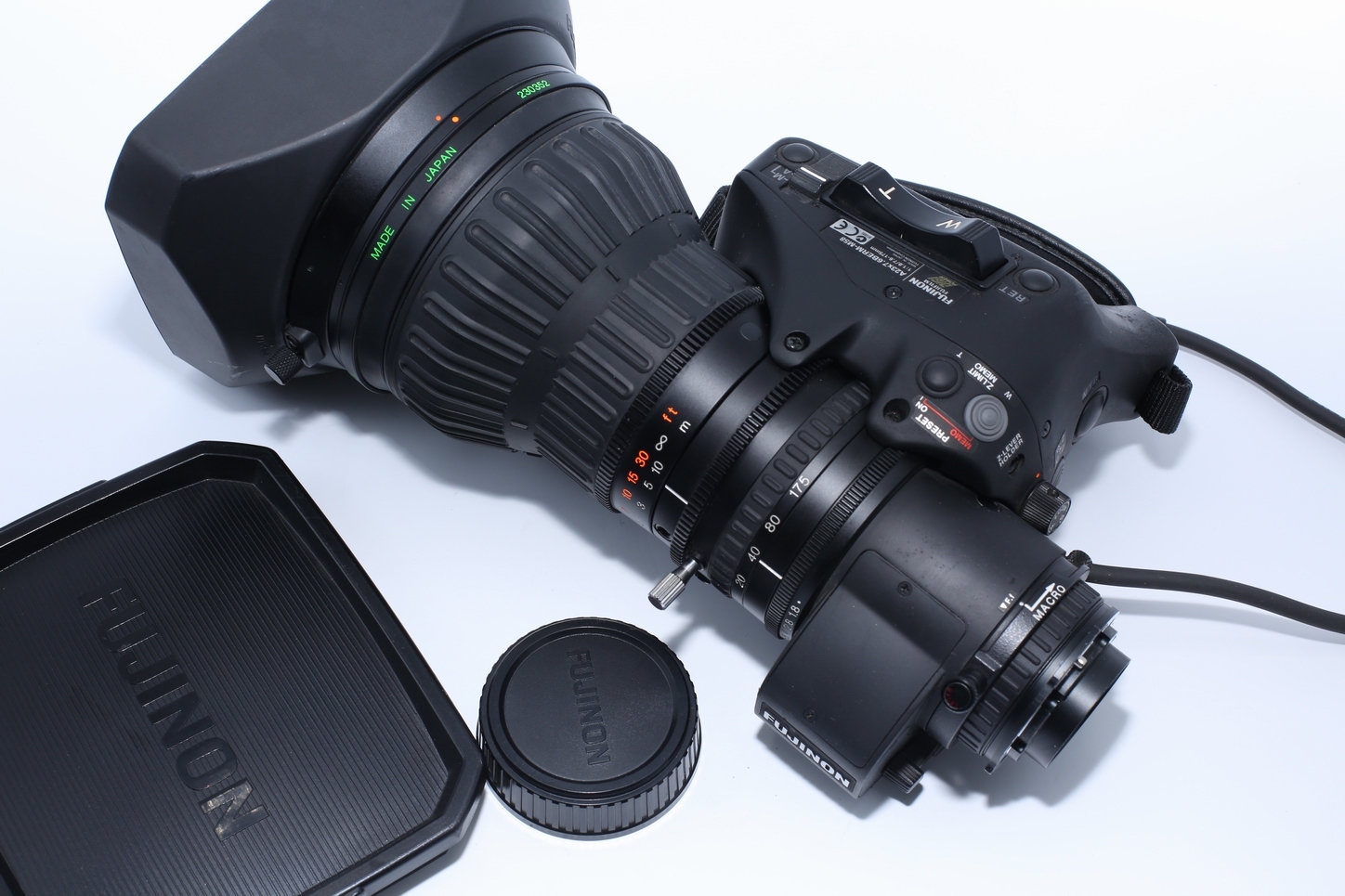 Fujinon A23X7.6BERM-M58 2/3" B4, 23x Telephoto Broadcast Lens with 2x Extender