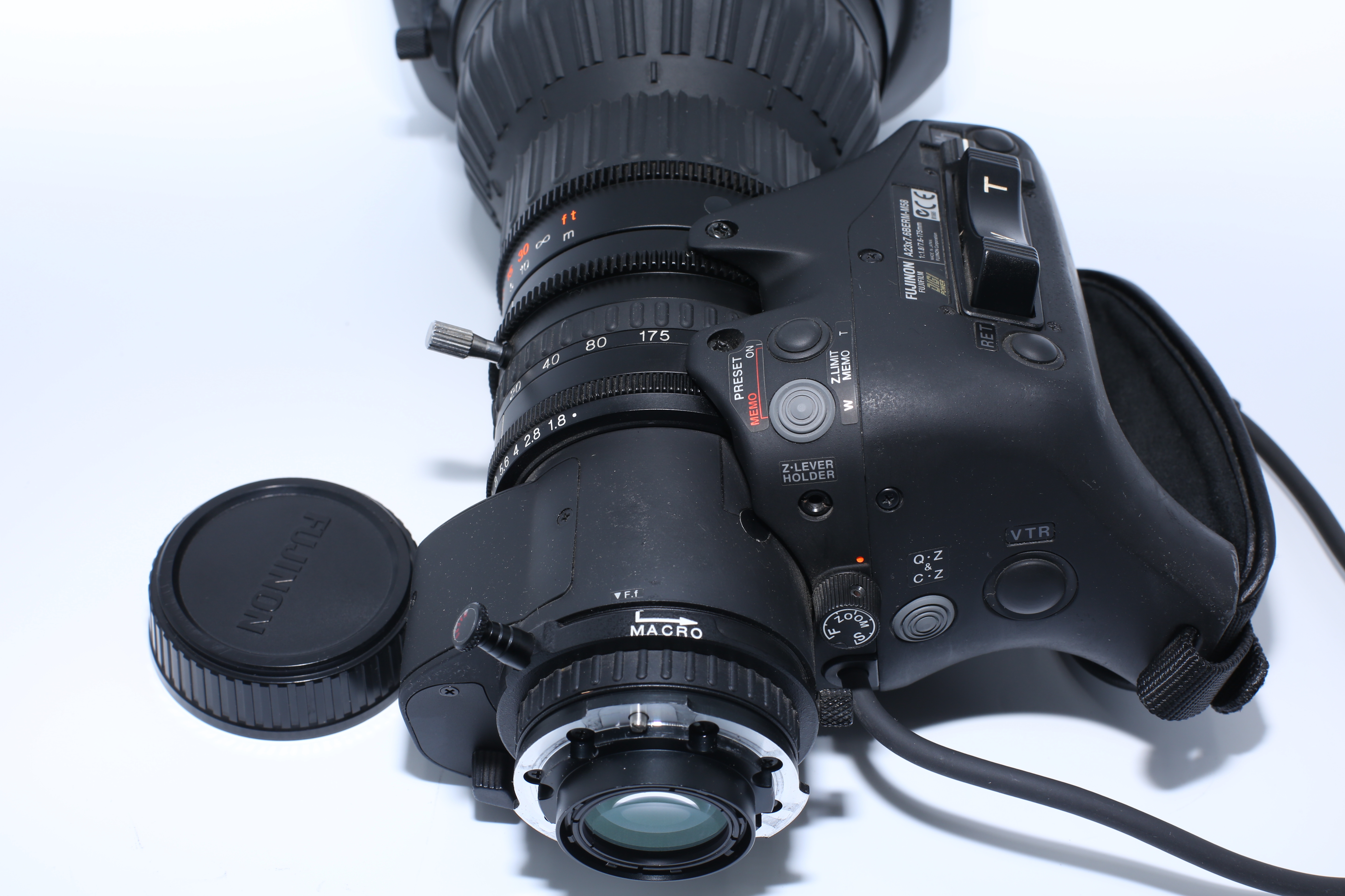 Fujinon A23X7.6BERM-M58 2/3" B4, 23x Telephoto Broadcast Lens with 2x Extender