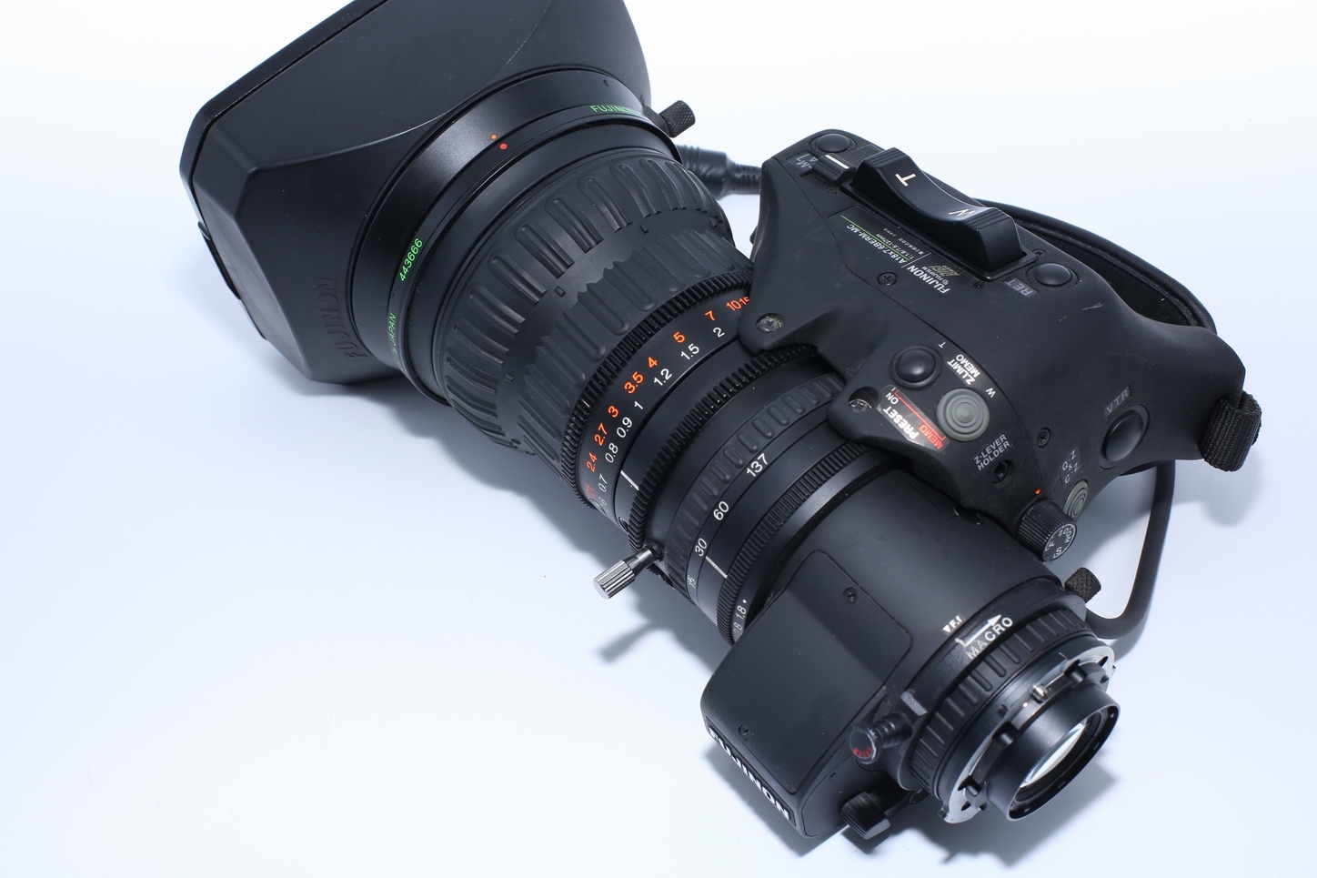 Fujinon A18x7.6BERM 2/3" 18x TV Zoom Lens with 2x Extender