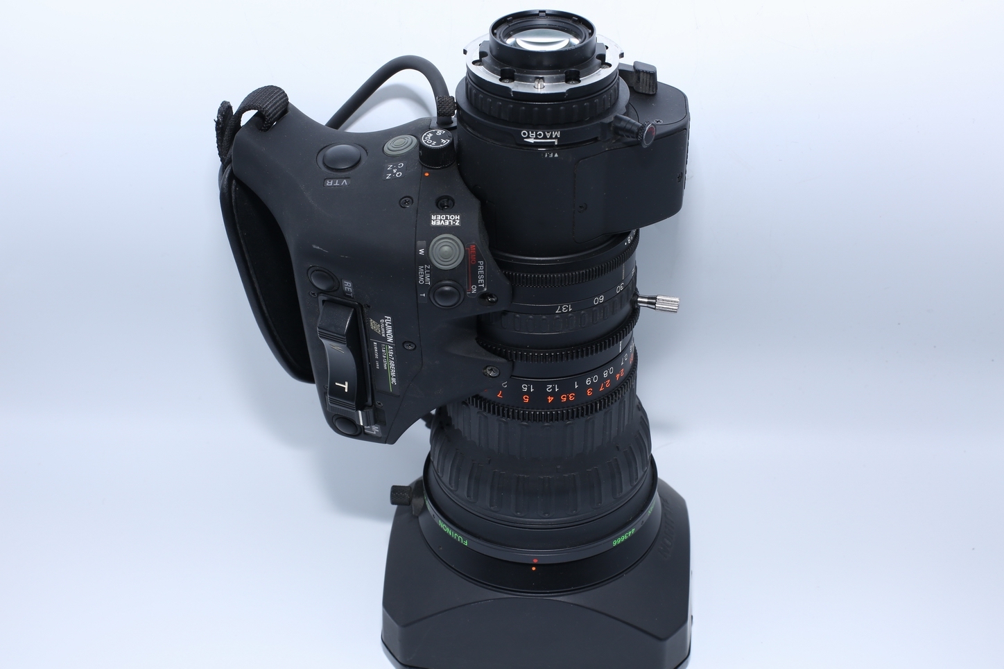 Fujinon A18x7.6BERM 2/3" 18x TV Zoom Lens with 2x Extender