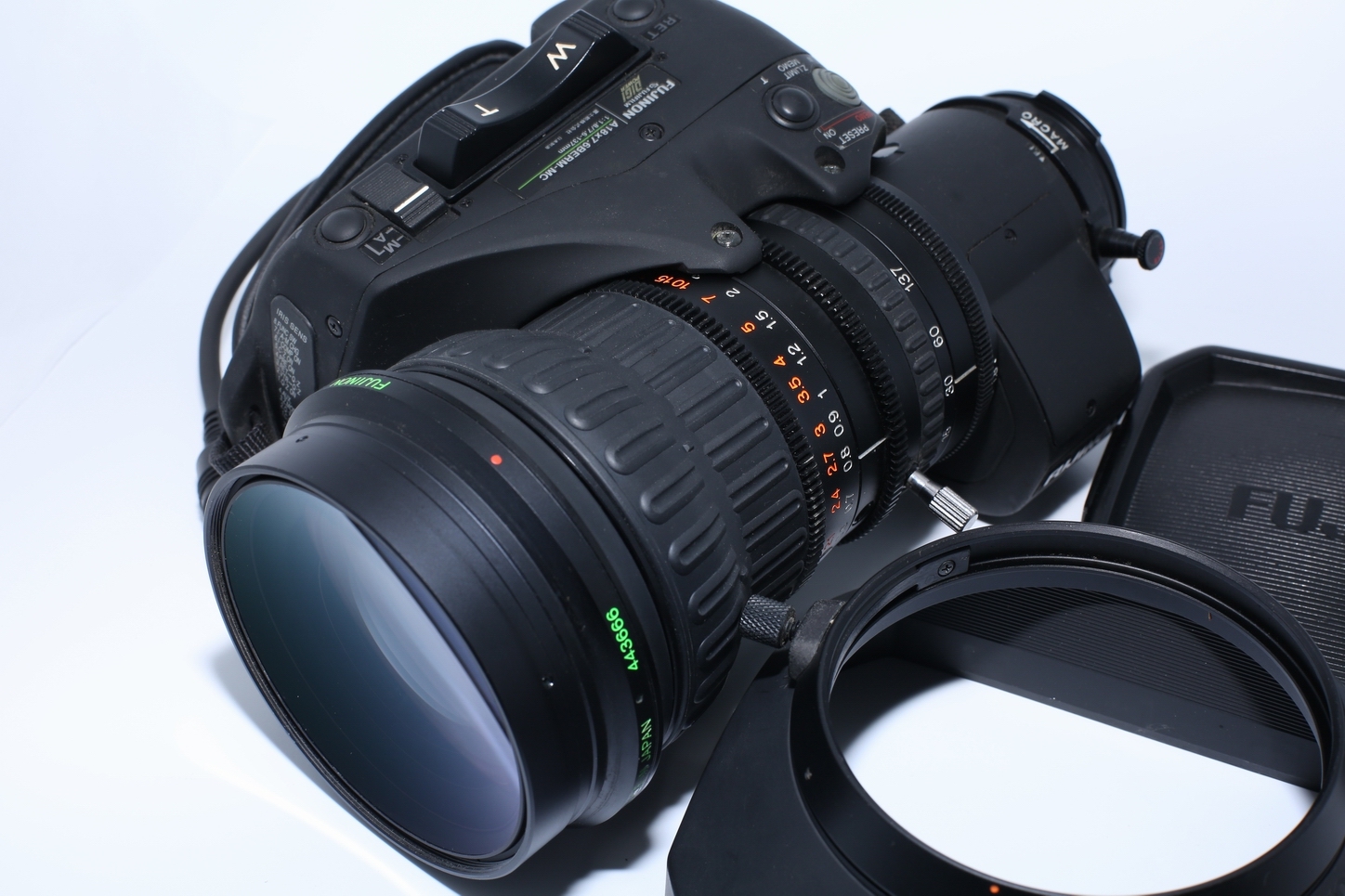 Fujinon A18x7.6BERM 2/3" 18x TV Zoom Lens with 2x Extender