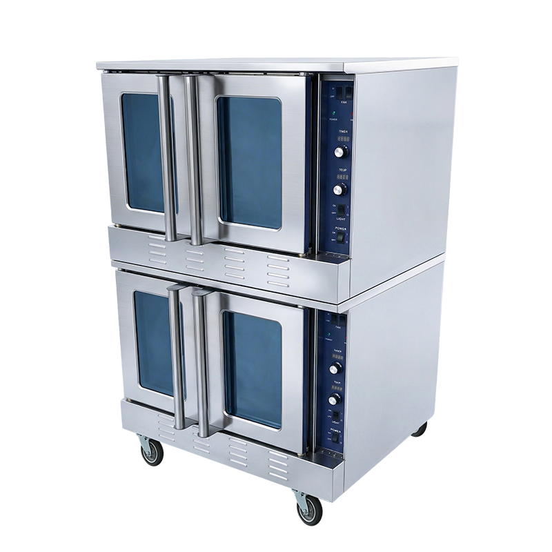 Commercial gas-fired double-walled convection oven with OEM/ODM support, suitable for baking, and ETL certified.,Guangzhou Heston Catering Equipment Co, Ltd,Commercial gas-fired double-walled convection oven with OEM/ODM support, suitable for baking, and ETL certified.