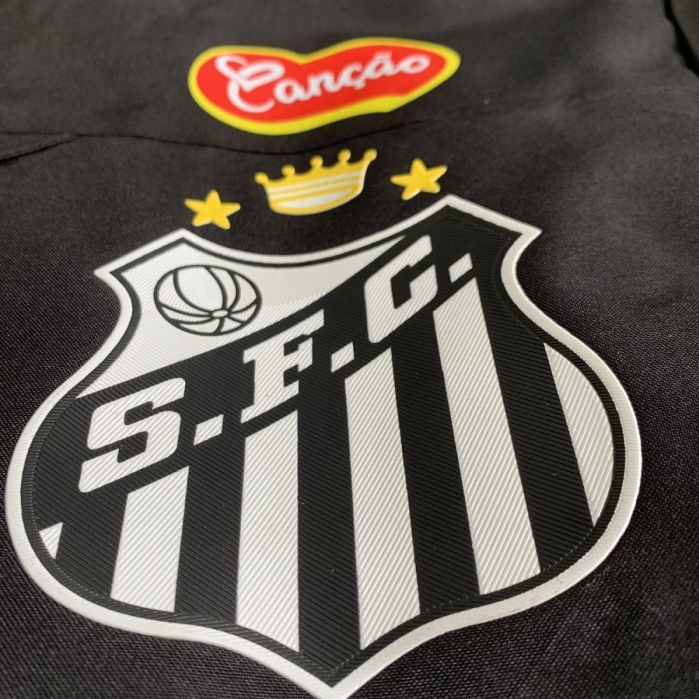 2026-27 Santos Long sleeved Jacket Training Clothing Black and White