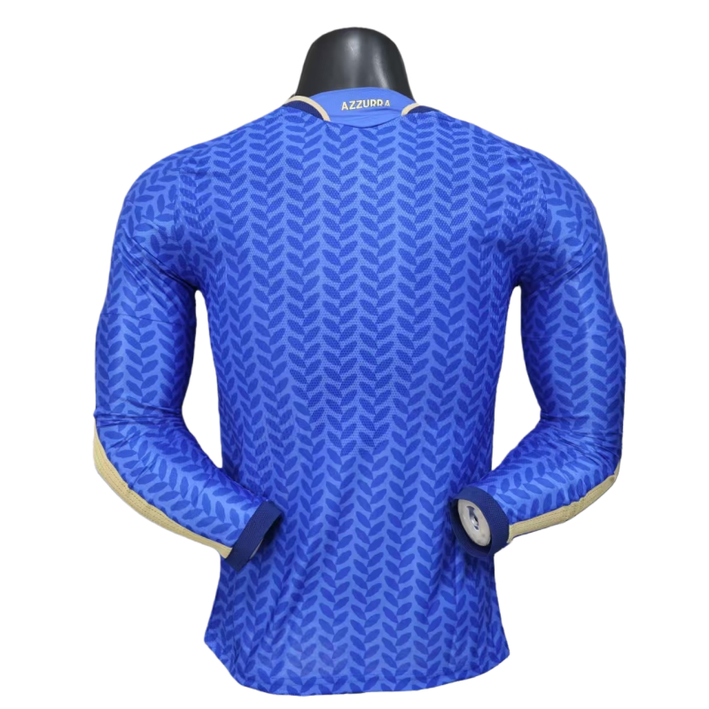 2026 ltaly World Cup Home Long Sleeve Football jersey Player version