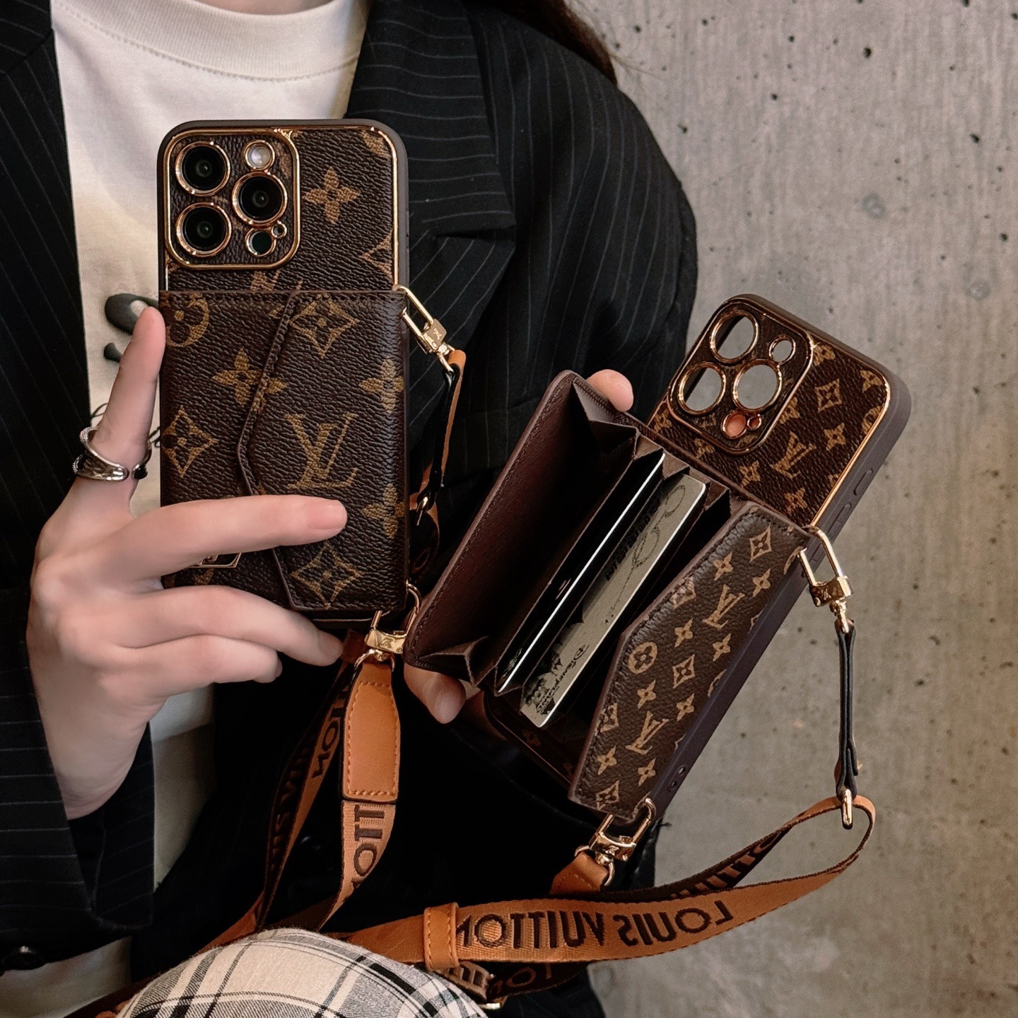 L series Phone case 3002/Accorion card holder(subject to the video)