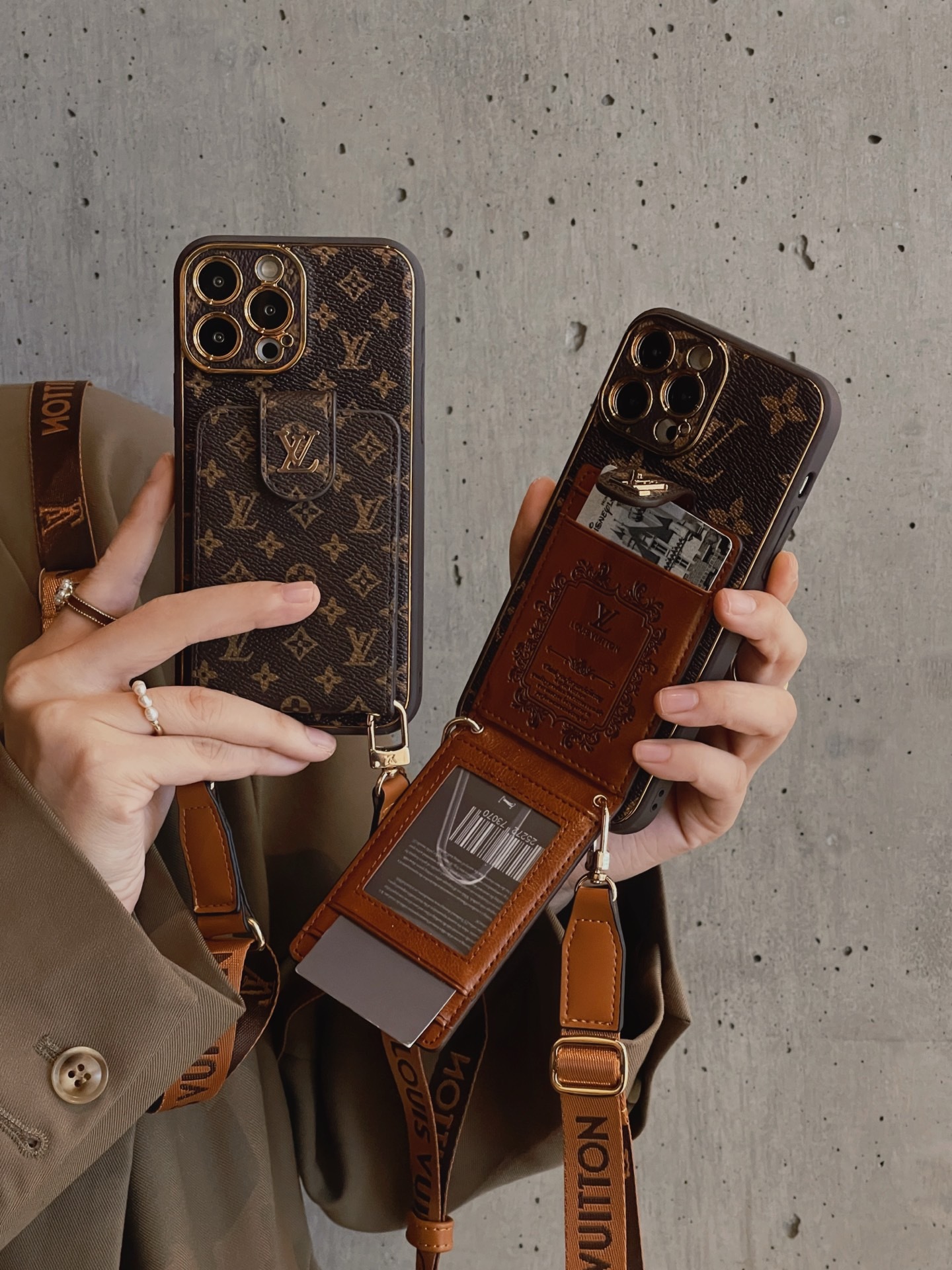 L series Phone case 3001/Accorion card holder(subject to the video)