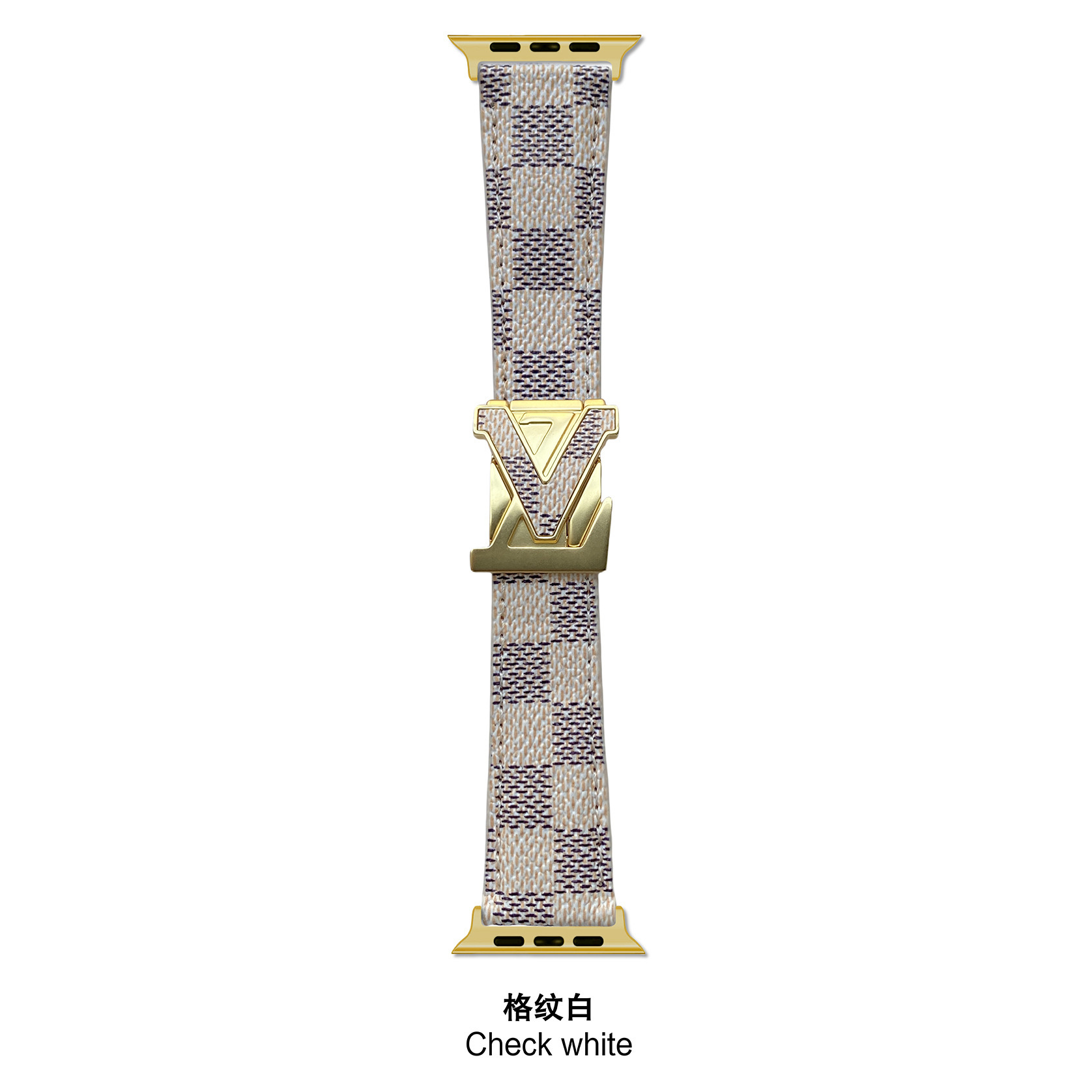 V-Clasp Leather Band-001