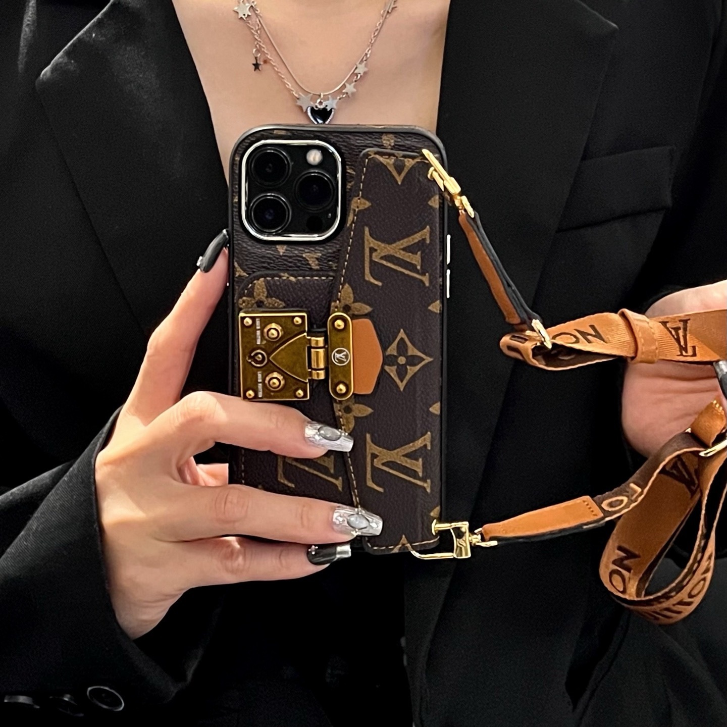 L series Phone case 3006/Accorion card holder(subject to the video)