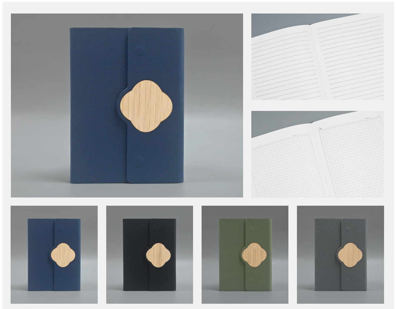 A5 Tri-fold Floral Clasp Notebook,MY SHOP,A5 Tri-fold Floral Clasp Notebook