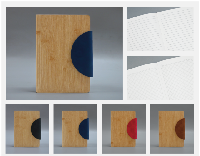A5 Bamboo Texture Notebook with Buckle,MY SHOP,A5 Bamboo Texture Notebook with Buckle
