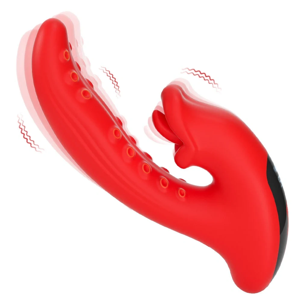 10x Vibration 5x Licking Motion silicone vibrator