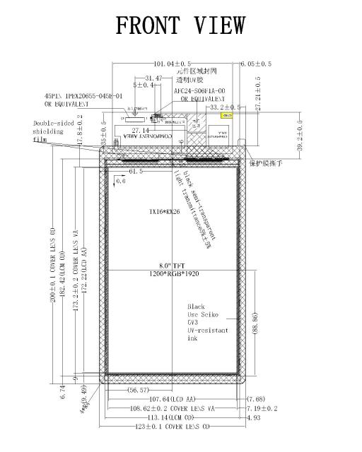 ZCTD0800080,zctouch-display,ZCTD0800080