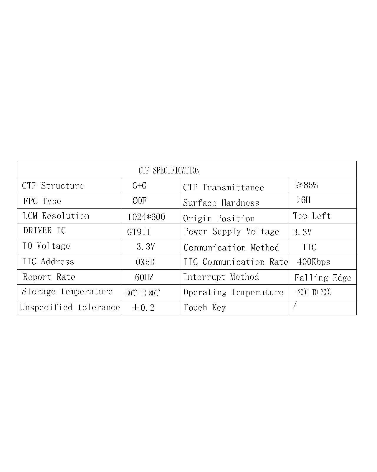 ZCTD0800086,zctouch-display,ZCTD0800086