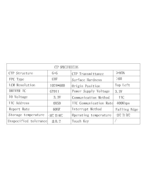 ZCTD0800086,zctouch-display,ZCTD0800086