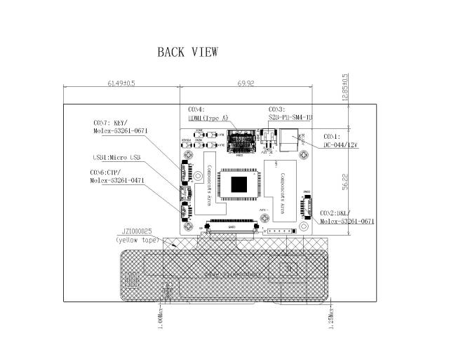 ZCTD0700001-HDMI,zctouch-display,ZCTD0700001-HDMI