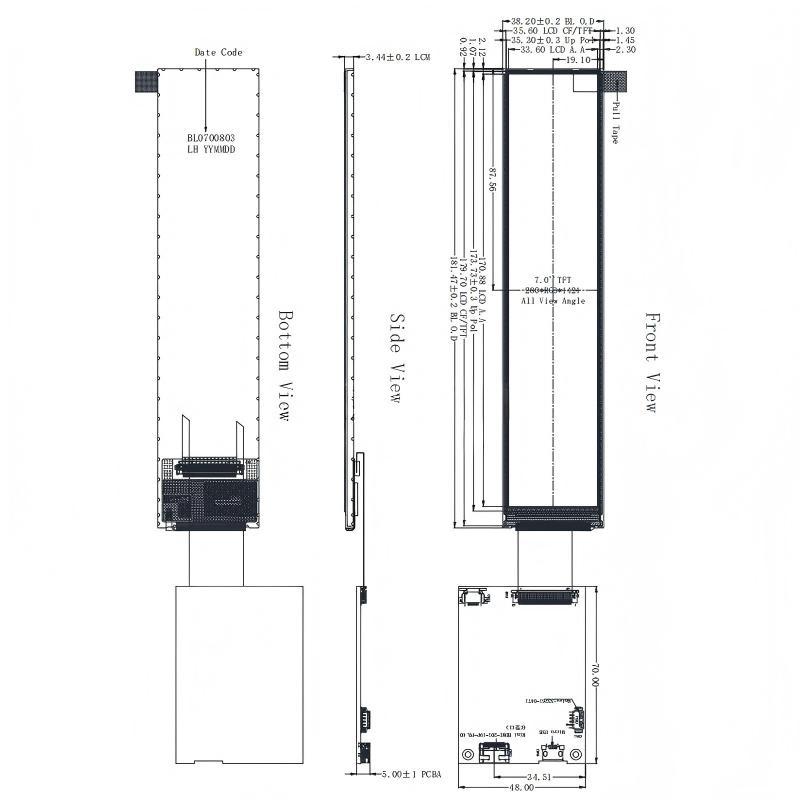 ZCD0700004,zctouch-display,ZCD0700004