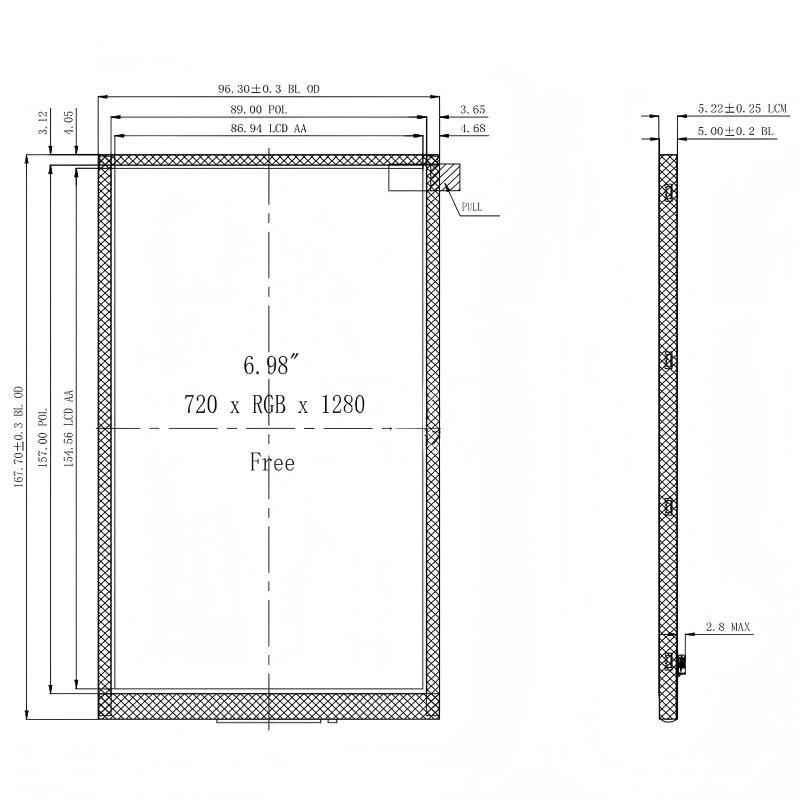 ZCD0700003,zctouch-display,ZCD0700003