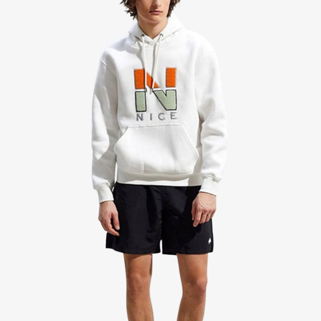 100% Cotton Custom Embroidered Sweatshirt Hoodie Streetwear OEM Chenille Embroidery Hoodie Custom Logo French Terry Hoodies