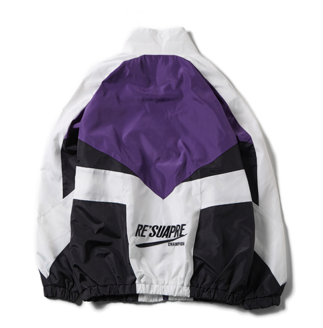 Satin Blank Hip Hop Couple Bomber Jacket Men Custom Letter Street Canvas Sport Track Mens Oversized Outdoor Windbreaker Jacket