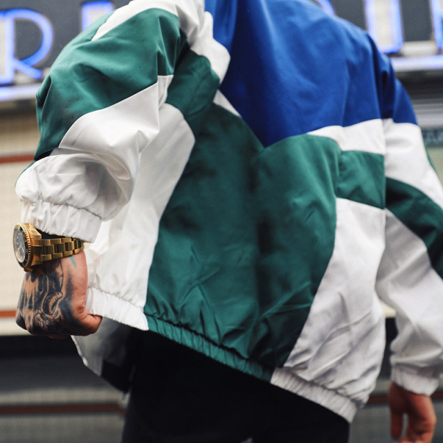 Satin Blank Hip Hop Couple Bomber Jacket Men Custom Letter Street Canvas Sport Track Mens Oversized Outdoor Windbreaker Jacket