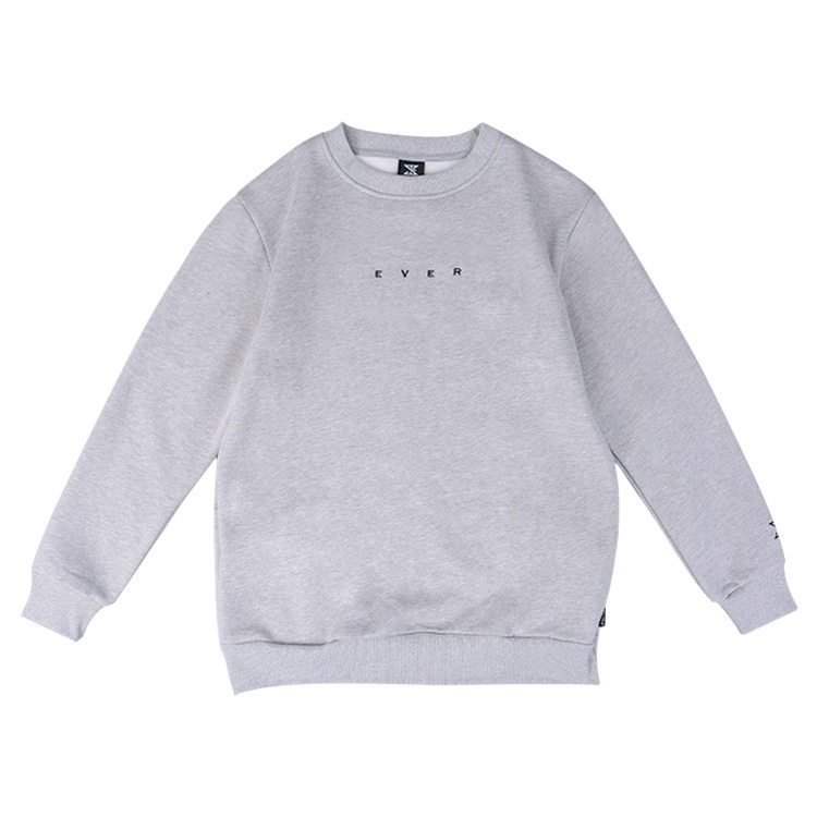 Custom Embroidery Soft Fleece Crewneck Sweatshirt For Men