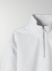 Zip Pullover Sweatshirts with custom design embroidery logo option Zip Pullover Sweatshirts with custom design embroidery logo option