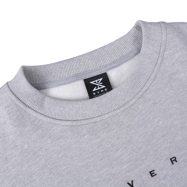 Custom Embroidery Soft Fleece Crewneck Sweatshirt For Men