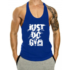 custom logo print sports mens tank top sleeveless travel vest gym tank top