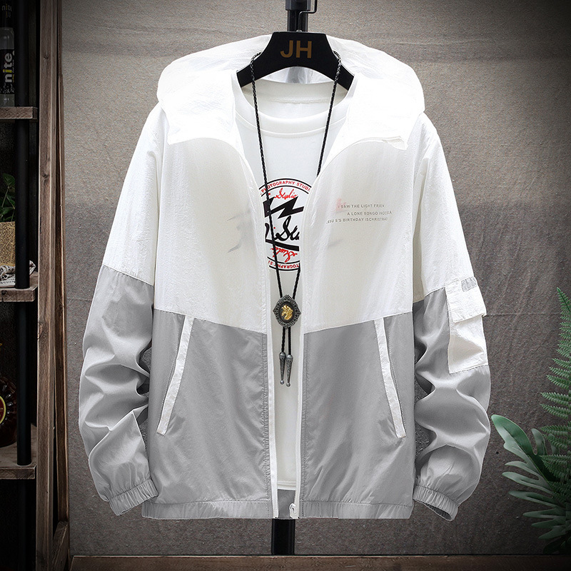Autumn jacket men's fashion casual sun protection clothing fashion youth jacket