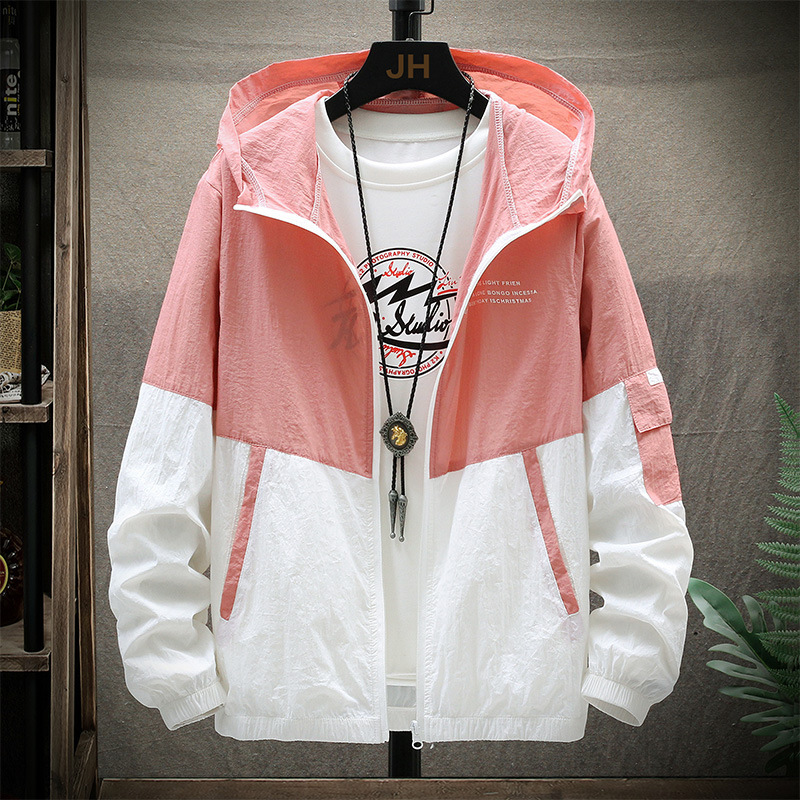 Autumn jacket men's fashion casual sun protection clothing fashion youth jacket