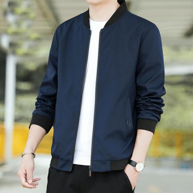 Spring And Autumn New Youth Baseball Uniforms Casual All-Match Tops Men'S Jackets