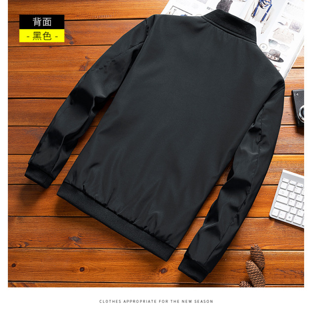 Spring and Autumn Jacket Men's New Workwear Baseball Uniform Top Clothes Jacket Men's Jacket